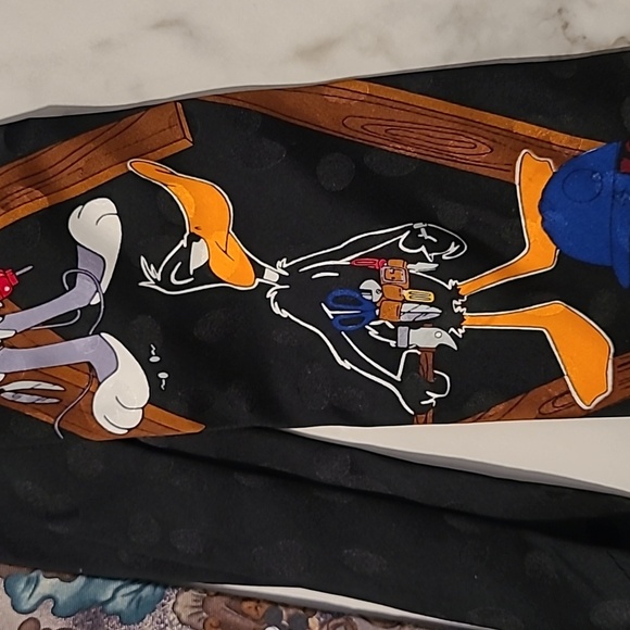 Disney Mickey Mouse & Looney Tunes Bugs Bunny SILK Novelty Neckties Set Casual - Picture 5 of 10